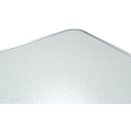 Opvouwbare kampeertafel + 4x stoel wit/mat chroom