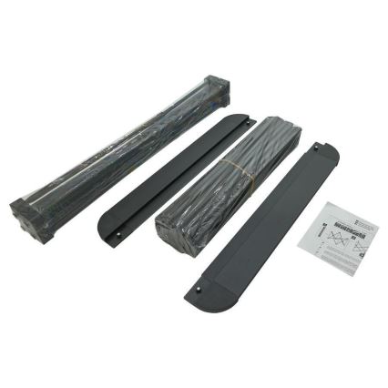 Opvouwbare kampeertafel 52x52cm antraciet
