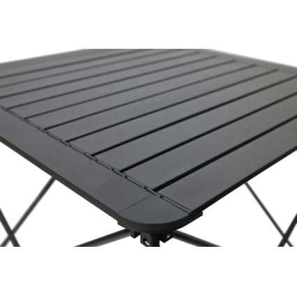 Opvouwbare kampeertafel 70x70cm antraciet