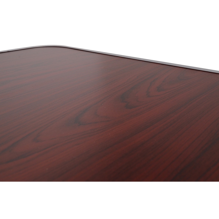 Opvouwbare kampeertafel bruin/mat chroom
