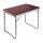 Opvouwbare kampeertafel bruin/mat chroom