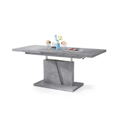 Opvouwbare salontafel met hefdak NINO grijs