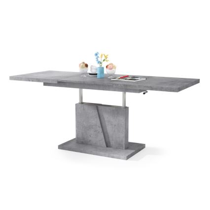 Opvouwbare salontafel met hefdak NINO grijs