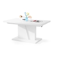 Opvouwbare salontafel met hefdak NINO wit