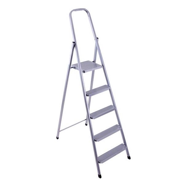 Opvouwbare trapladder 5 treden 180x51 cm