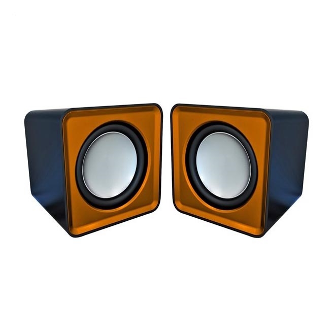 Oranje Set van 2 Speakers met USB 3W/5V