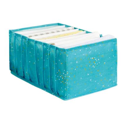 Organiseur de placard 40x15x14 cm turquoise