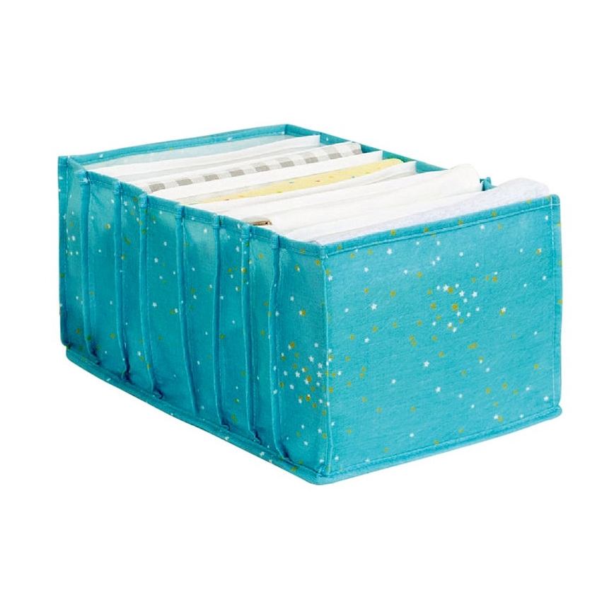 Organiseur de placard 40x15x14 cm turquoise
