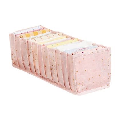 Organiseur de placard 42x16x13 cm rose