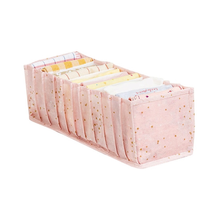 Organiseur de placard 42x16x13 cm rose