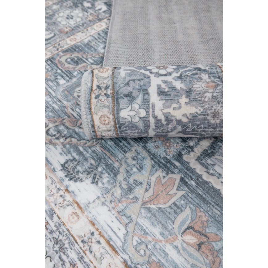 Oriëntaals vloerkleed DOVE-VINTAGE 120x170 cm 2600 g/m2 grijs