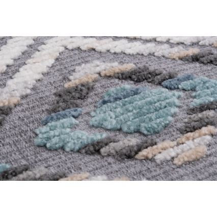 Oriëntaals vloerkleed NEPAL 160x230 cm blauw/grijs/crème