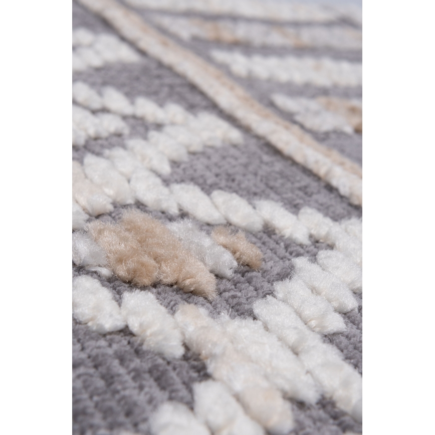 Oriëntaals vloerkleed NEPAL 80x153 cm grijs/beige