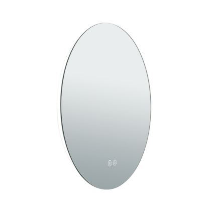 LED Badkamer verwarmde wand spiegel met een achtergrondverlichting FOCUS LED/18W/230V 3000/4200/6000K diameter 45 cm IP44