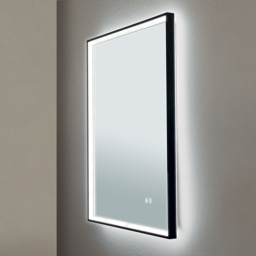 LED Badkamer verwarmde wand spiegel met een achtergrondverlichting FRAME LED/48W/230V 3000/4000/6000K 60x45 cm IP44