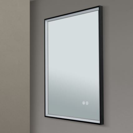 LED Badkamer verwarmde wand spiegel met een achtergrondverlichting FRAME LED/48W/230V 3000/4000/6000K 60x45 cm IP44