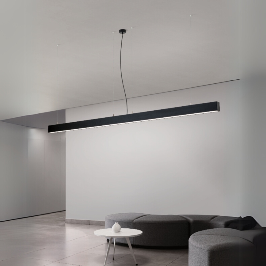 LED plafond- en hanglamp 2-in-1 PALKKI LED/38W/230V 3000/4000/5000K zwart