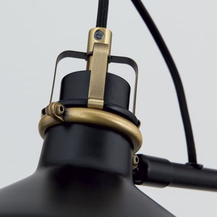 Lampadaire SCHILLER 1xE27/40W/230V noir/bronze
