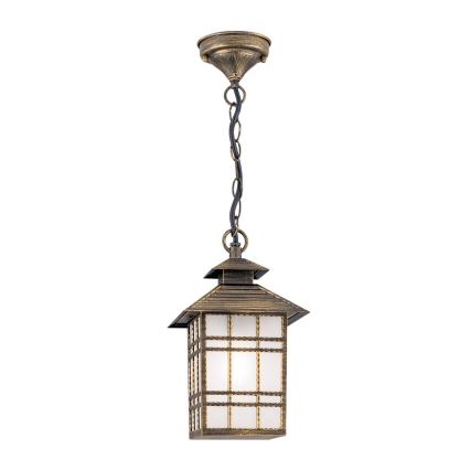 Suspension d'extérieur KIKO 1xE27/11W/230V IP44 bronze/patine