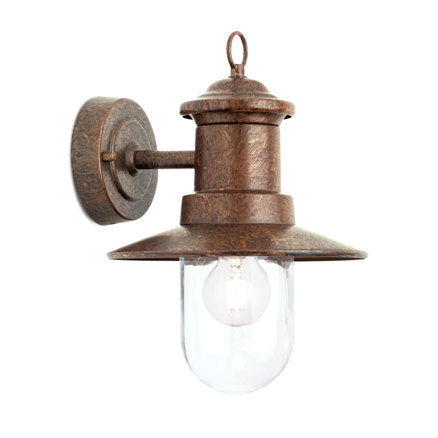 Buiten wandlamp LEONIE 1xE27/60W/230V IP44 brons