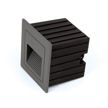 Plafonnier encastré LED LORO LED/2W/230V IP65 anthracite