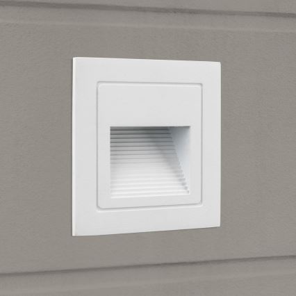 Plafonnier encastré LED LORO LED/2W/230V IP65 blanc