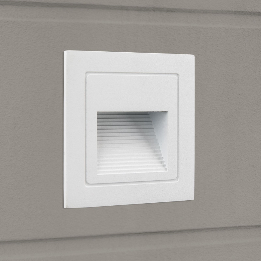 LED Inbouwlamp LORO LED/2W/230V IP65 wit