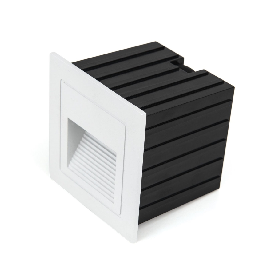 LED Inbouwlamp LORO LED/2W/230V IP65 wit