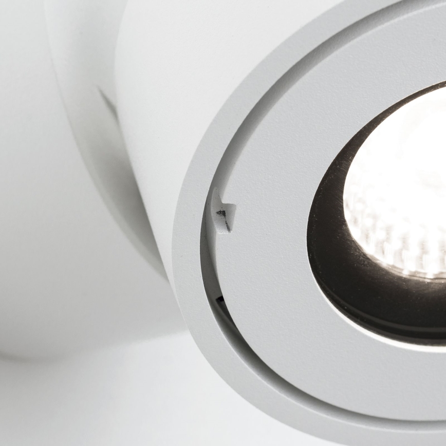 Spot à intensité variable pour salle de bain HARVEY LED/15W/230V IP65 blanc