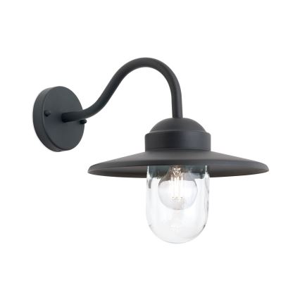 Buiten wandlamp EDWARD 1xE27/60W/230V IP44 zwart