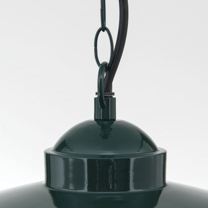 Hanglamp voor buiten EDWARD 1xE27/60W/230V IP44 groen