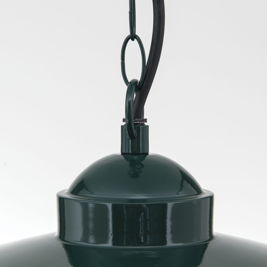 Hanglamp voor buiten EDWARD 1xE27/60W/230V IP44 groen
