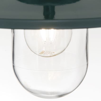 Hanglamp voor buiten EDWARD 1xE27/60W/230V IP44 groen