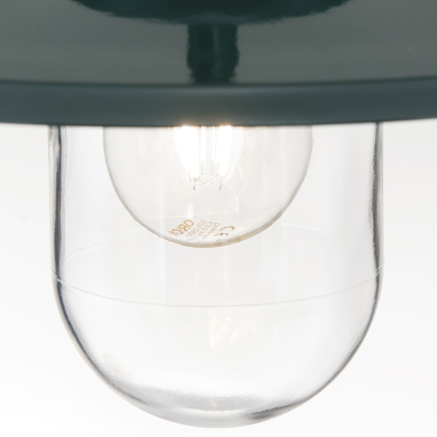 Hanglamp voor buiten EDWARD 1xE27/60W/230V IP44 groen