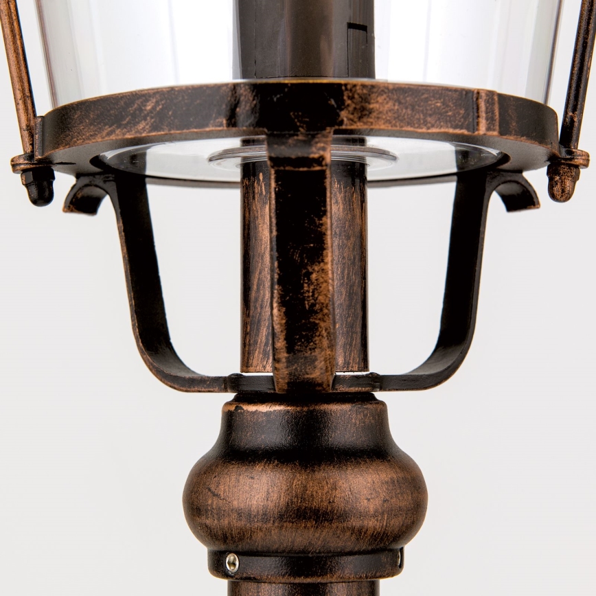 Buitenlamp KENZO 1xE27/100W/230V IP44 brons/patina
