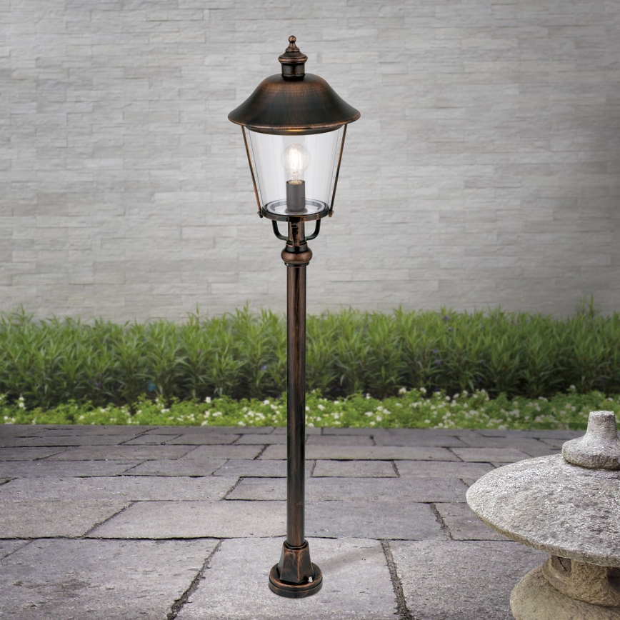 Lampe extérieur KENZO 1xE27/100W/230V IP44 bronze/patine