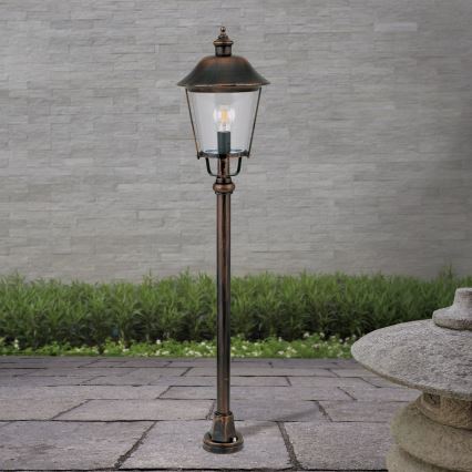 Lampe extérieur KENZO 1xE27/100W/230V IP44 bronze/patine