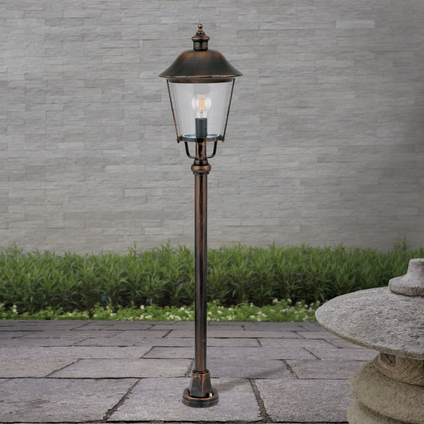 Lampe extérieur KENZO 1xE27/100W/230V IP44 bronze/patine