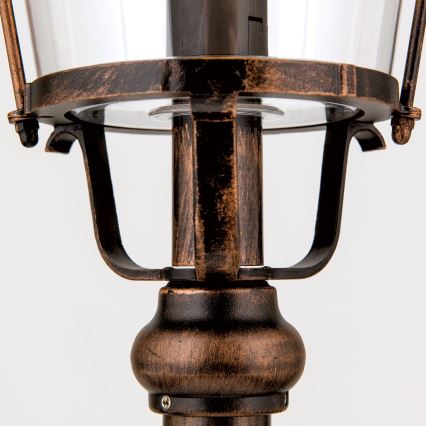 Lampe extérieur KENZO 1xE27/100W/230V IP44 bronze/patine