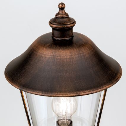 Lampe extérieur KENZO 1xE27/100W/230V IP44 bronze/patine