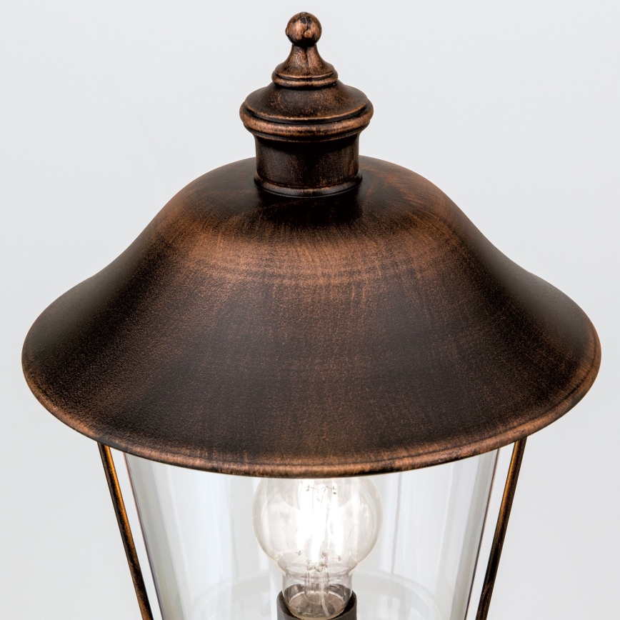 Lampe extérieur KENZO 1xE27/100W/230V IP44 bronze/patine