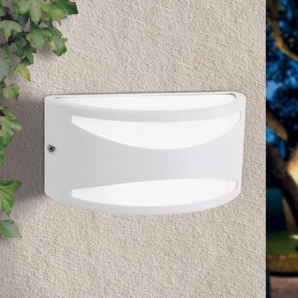 Applique murale d'extérieur SHELL 1xE27/40W/230V IP54 blanche