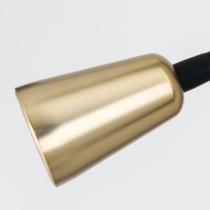 Applique murale DOTTY flexible et dimmable 1xGU10/10W/230V noir/laiton