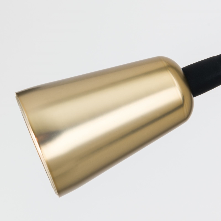 Applique murale DOTTY flexible et dimmable 1xGU10/10W/230V noir/laiton