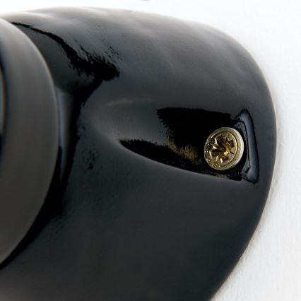 Applique murale FROST 1xE27/60W/230V noire