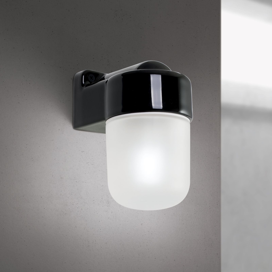 Applique murale OSTIA 1xE27/40W/230V noire