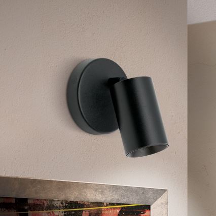 Applique murale spot SEAN 1xGU10/13W/230V noire
