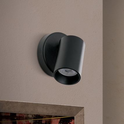 Applique murale spot SEAN 1xGU10/13W/230V noire
