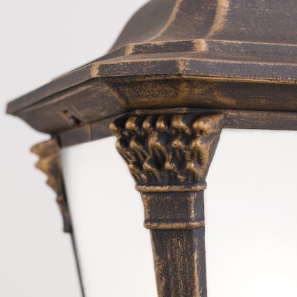 Buitenlamp AIKO 1xE27/60W/230V 115 cm IP23 brons/patina