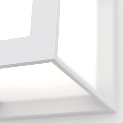Buitenlamp HENRY 1xE27/15W/230V 16x16 cm IP44 wit